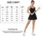 Womens Workout Tennis Dress with Built in Shorts and Bra Athletic Golf Activewear for Exercise
