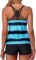 Yonique Womens Tankini Swimsuits Athletic Two Piece Tummy Control Bathing Suits with Shorts Modest Tank Tops