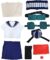 miccostumes Women’s Deluxe Full Set Anime JK School Uniform Cosplay Costume Outfit