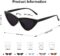 SOJOS Cat eye Sunglasses for Women and Men
