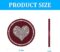 ipelo Heart Bling Car Cup Holder Coaster, 2PCS Universal Crystal Rhinestone Loving Heart Car Coasters, Cute Vehicle Anti-Slip Drink Cup Mat, Auto Interior Accessories Universal for Women (Coffee)