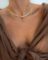 Freekiss Herringbone Necklace for Women,Dainty Gold Necklace,14k Gold Plated Snake,Gold Chain Choker Necklaces,Simple Gold Layered Necklaces,Gold Jewelry Gift for Women