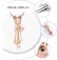 Imrsanl Pet Cremation Jewelry for Ashes Memorial Ash Jewelry Keepsake Cat Urn Pendants for Animal Ashes Necklace