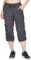RBX Active Women’s Fashion Lightweight Stretch Woven Body Skimming Drawstring Capri Pant