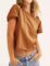 Carpetcom Women’s Summer Casual Loose Fit Plain Soild Basic Short Sleeve Crop Tops T-Shirts