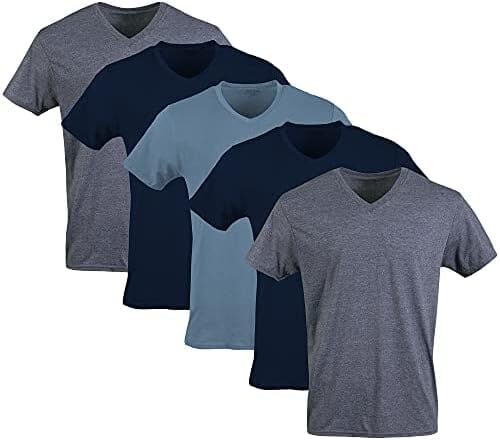 Gildan Men’s V-neck T-shirts, Multipack, Style G1103