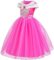 Girls Aurora Princess Dress Sleeping Beauty Fancy Dress Up Halloween Christmas Birthday Party Gown (w/Accessories)