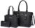 3PCS Montana West Tote Purse and Wallet Set – Stylish Purses and Handbags for Women