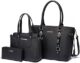 3PCS Montana West Tote Purse and Wallet Set – Stylish Purses and Handbags for Women