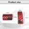 Miytsya 2 PCS Aluminum Alloy Anti-Slip Gas Pedal Brake Pedal Cover Interior Accessories Kit for 2011-2023 Jeep Grand Cherokee Dodge Durango, No Drilling Brake and Accelerator Pedal Covers (Red)