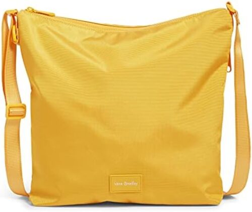 Vera Bradley Women’s Recycled Lighten Up ReActive Hipster Crossbody Purse