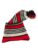 Igbo, Nigerian, Traditional War Dance Wool Hat Cap. Men’s Knitted, Stripped Hat.