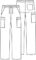 Medical Cargo Pants for Men Workwear Originals, Zipper Fly Scrubs for Men 4000