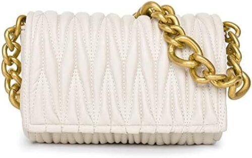Montana West Quilted Purses for Women Chunky Chain Shoulder Bags