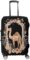 Camel-Florals Funny Luggage Cover Elastic Suitcase Protector Washable Travel Gear Cover Fits 19-32 Inch