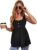MakeMeChic Women’s Maternity Tank Top Casual Solid Sleeveless Peplum Top