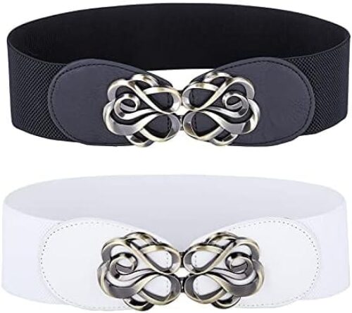 GRACE KARIN Women Stretchy Vintage Dress Belt Elastic Waist Cinch Belt CL413