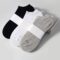 3 Pairs Comfy Ankle Socks, Sporty Grey, Black & White Solid Color Sock Pack, Women’s Stockings & Hosiery