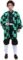 miccostumes Men’s Green Chequer Cosplay Costume Outfit Robe Kimono Uniform