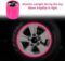 16PCS Fluorescent Tire Valve Stem Caps,Luminous Auto Wheel Air Valve Cap,Universal Decoration Accessories for Car/SUV/Bicycle/Trucks/Motorcycles,Cool Car Gifts (Car/Pink-16pcs)
