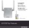 NETGEAR Wi-Fi Range Extender EX3700 – Coverage Up to 1000 Sq Ft and 15 Devices with AC750 Dual Band Wireless Signal Booster & Repeater (Up to 750Mbps Speed), and Compact Wall Plug Design