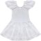 Little Girls Ruffle Flutter Sleeves Gymnastics Ballet Dance Leotard Tutu Dress Ballerina Dancewear