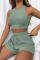 AUTOMET Womens 2 Piece Outfits Lounge Matching Sets Two Piece Linen Shorts Spring Tops 2023 Trendy Clothes Summer Vacation
