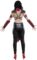 miccostumes Women’s Game Ninja Leotard Cosplay Costume Set with Face Cover