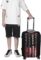 Baseball American Flag Funny Luggage Cover Elastic Suitcase Protector Washable Travel Gear Cover Fits 19-32 Inch
