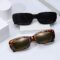 Tskestvy 4 Pieces Retro Sunglasses Vintage Sunglasses Small Square Rectangle 90s Glasses Trendy Y2K for Women Aesthetic