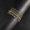 CONRAN KREMIX Gold Chain Bracelet Sets for Women Girls 14K Gold Plated Dainty Link Paperclip Bracelets Stake Adjustable Layered Metal Link Bracelet Set Fashion Jewelry