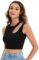Milumia Women 2 Pieces Going Out Cut Out Sleeveless Crop Tank Tops Y2K Trendy Shirts 2023