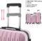 Luggage 5 Piece Sets Luggage Carry on Suitcase Set Light Weight Suitcases Luggage & Travel Gear (16/20/24/28 inch) Pink