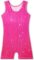Leotards for Girls Gymnastics with Shorts Butterfly Unicorn Mermaid Dance Unitards Biketards Hotpink Black