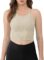 ODODOS Women’s Crop 3-Pack Washed Seamless Rib-Knit Camisole Crop Tank Tops