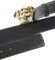 Luxury Fashion | Versace Man DCU4140DGOVVD41OH Black Leather Belt | Season Permanent