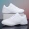 Girls White Cheer Shoes Women Lightweight Cheerleading Shoes Competition Sneakers