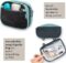 Toiletry Bag Kit Set: Hanging Travel Toiletry Bag + 311 TSA Cosmetic Liquid Bag + Ultralight Accessory Organizer Pouch (Dusty Teal)