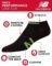 New Balance Men’s Athletic Arch Compression Cushioned Low Cut Solid Socks (12 Pack)