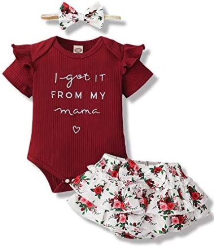 Newborn Infant Baby Girl Clothes Romper Shorts Set Floral Summer Outfits Cute Baby Clothes Girl