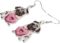 Bonsny Acrylic Valentine’s Day Red Heart Love Pug Dog Earrings Drop Dangle Jewelry For Women Gift Charms
