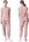 niaahinn Scrubs Set for Women Nurse Uniform Jogger Suit Stretch Top & Pants with Multi Pocket for Nurse Esthetician Workwear