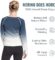 Woolly Clothing Women’s Merino Pro-Knit Wool Crew Neck Sweatshirt – Mid Weight – Wicking Breathable Anti-Odor