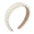 MHDGG Pearl Headbands for Women White Bling Faux Pearl Rhinestones Hairbands Bridal Hair Hoop Wedding Hair Accessories for Women Girls