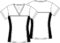 Scrubs for Women Workwear Revolution V-Neck with Knit Sides, Soft Stretch WW2875