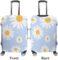 WOEZKEX Floral Daisy Purple Flower Luggage Cover Washable Travel Gear Cover 18/24/28/32 Inch Suitcase Protective Cover