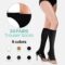 24 Pairs Women Trouser Socks Opaque Stretchy Nylon Trouser Socks for Women Knee Socks Bulk Dress Sock