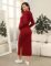 Women Casual Maternity Dress Long Sleeve Hoodie Breastfeeding Sweatshirt Dresses Pregnancy Pockets Split Maxi Dress