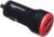 Amazon Basics 24W (4.8A) Two Port USB-A Car Charger for Apple, Android Devices and more, Black/Red