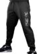 Interstate Apparel Graffiti Jiu Jitsu V184 Men’s Black Fleece Gym Jogger Sweatpants